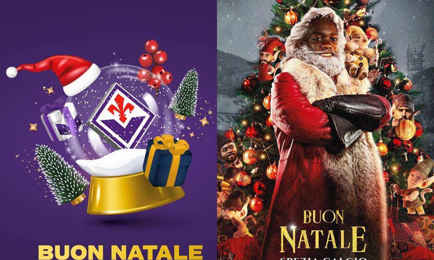 'Buon Natale', tutti gli auguri della società di Serie A FOTO