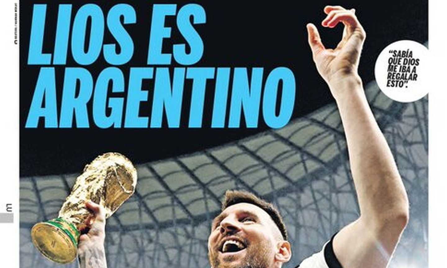 Prime pagine 19 dicembre: ‘Messi il piede di Dio’, ‘Maradoha’ e ‘Calcio, ti amo’