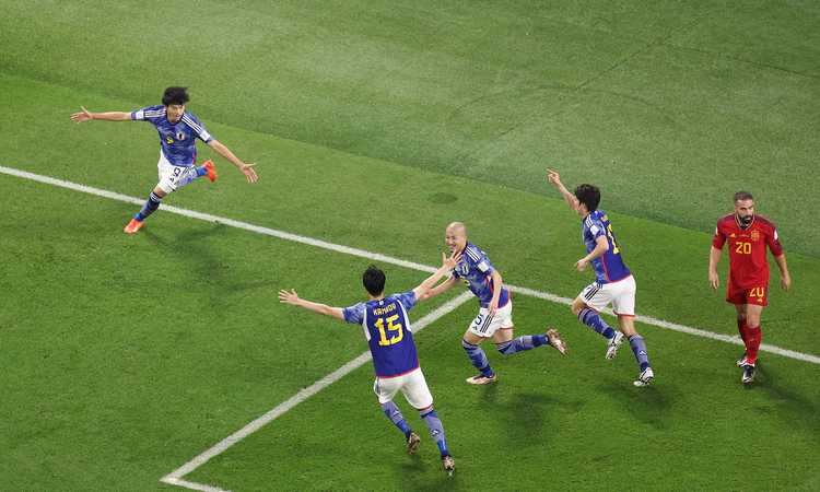 È un Giappone da sogno: Spagna ribaltata e ottavi conquistati con il primo posto nel girone