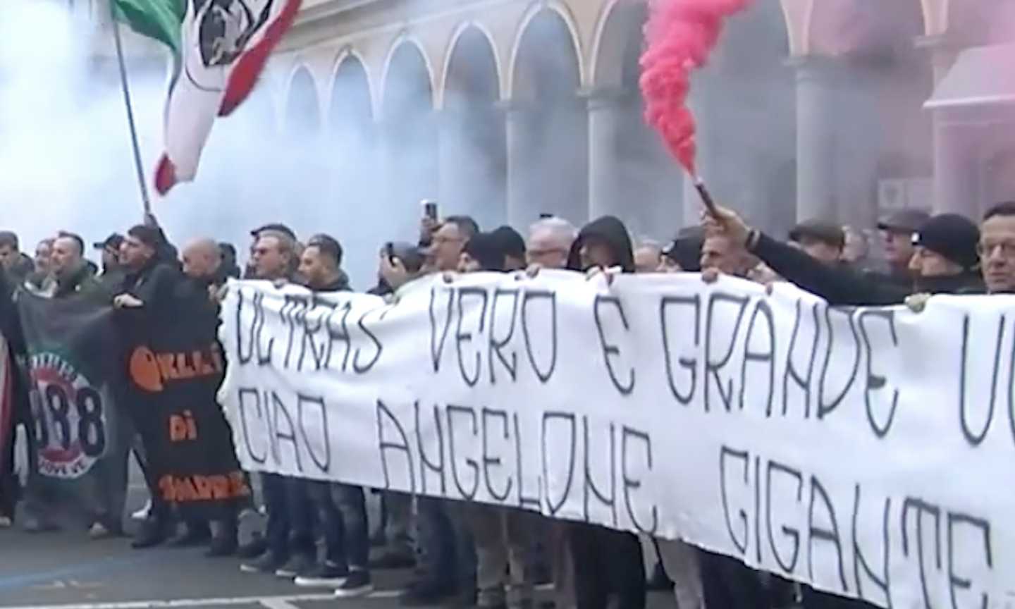 Morte di Angelone, il gigante buono degli ultras che unisce juventini, interisti e non solo VIDEO 