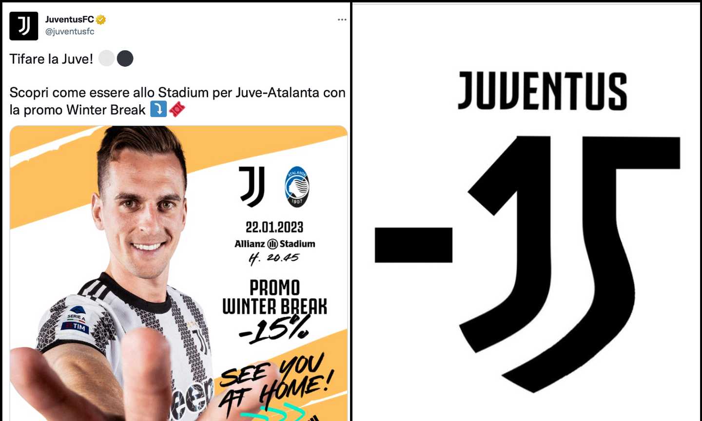 Juve, incredibile autogol: il -15 finisce in locandina e i tifosi impazziscono sui social FOTO