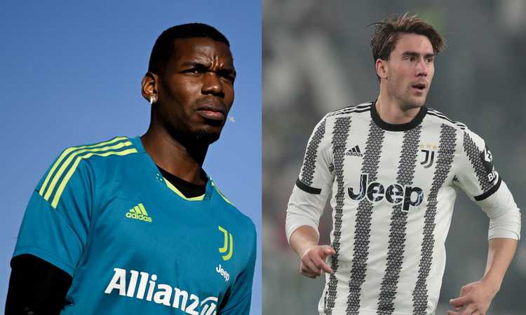 Juve, ritorno in campo con gol per Vlahovic e Pogba: la scelta per il Monza