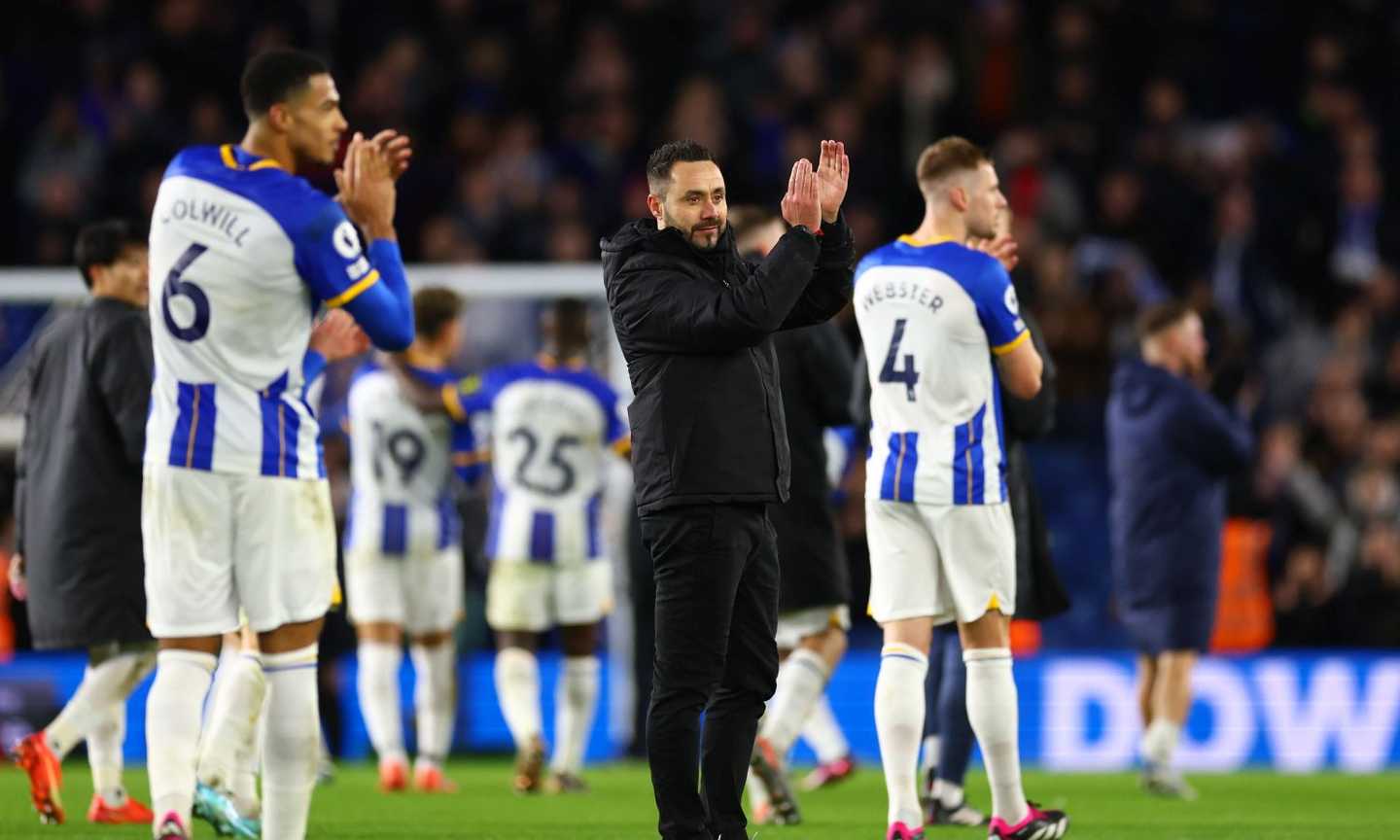 FA Cup: De Zerbi vola ai quarti. Fuori il Leicester, Fulham-Leeds 2-0. City senza problemi