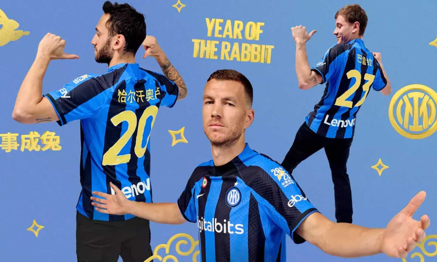 L'Inter celebra il capodanno cinese: maglia speciale contro l'Empoli per l'anno del coniglio FOTO e VIDEO