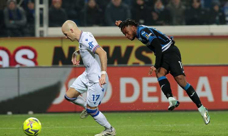 Maehle e il solito, sontuoso Lookman: l'Atalanta archivia la pratica Samp ed è terza