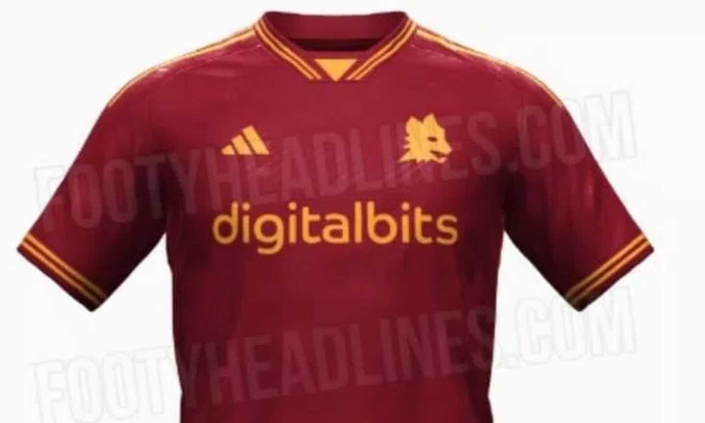 Roma, spuntano le prime immagini della splendida maglia per il 2023/24: quante novità! FOTO