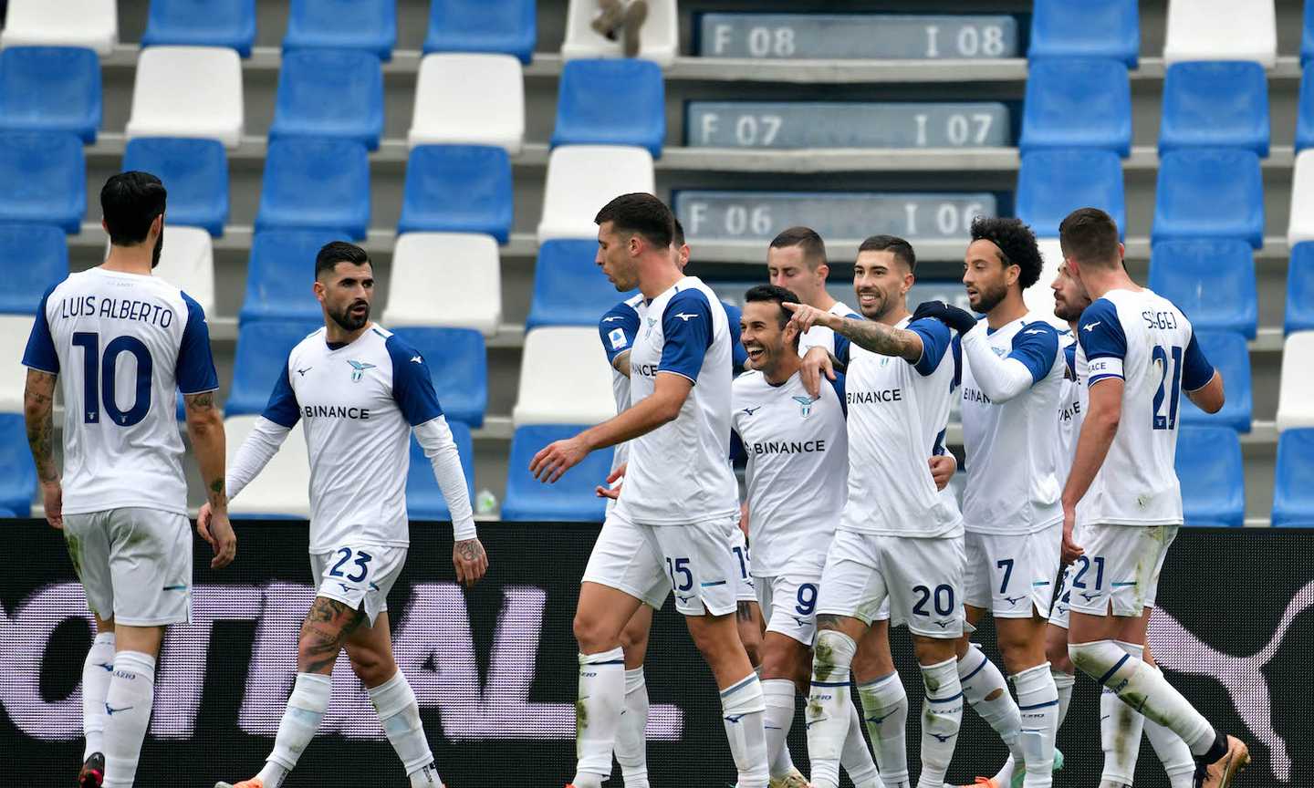 Sassuolo-Lazio 0-2: il tabellino