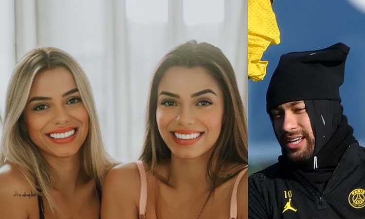 Neymar, ma che fai? Ci prova su Instagram con due gemelle pallavoliste, una dopo l'altra. E prende picche FOTO