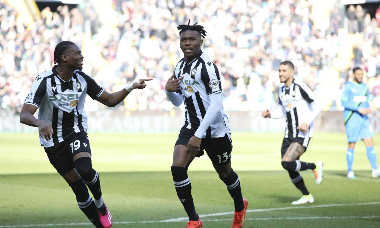 Udinese-Sassuolo 2-2: il tabellino