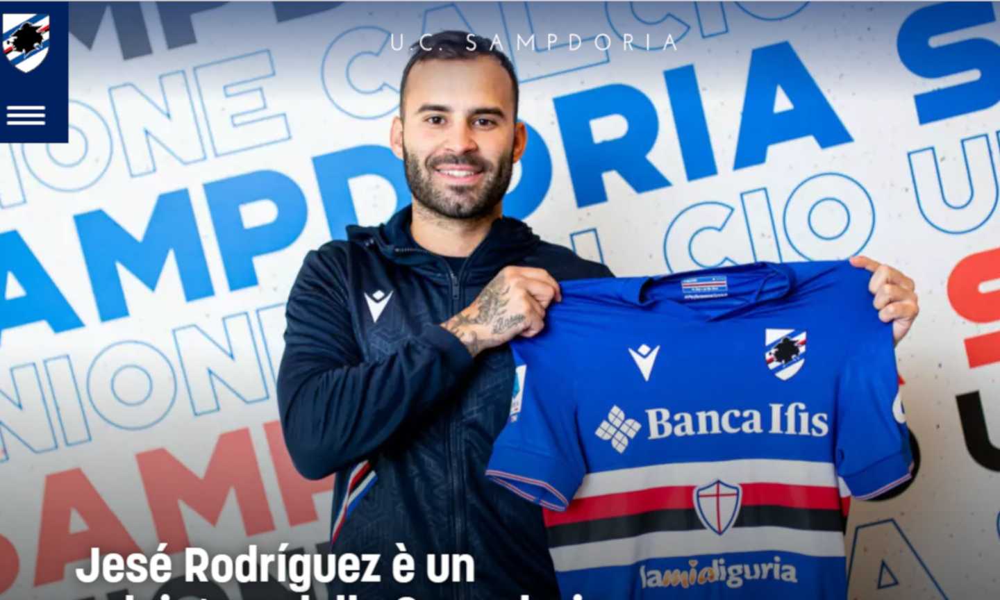 Sampdoria, Jesè: 'So cosa posso fare, col lavoro ci salveremo. Il tifo mi ha impressionato'