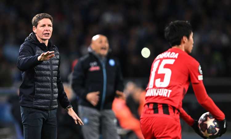 Eintracht, Glasner si inchina al Napoli: 'E' al livello del Bayern'