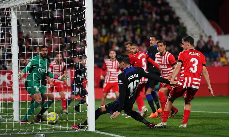 Liga: colpo Atletico, Morata stende il Girona all'ultimo respiro