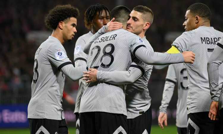 Ligue 1, il Psg s'aggrappa a Mbappé. Vittoria in extremis sul Brest e + 11 in classifica