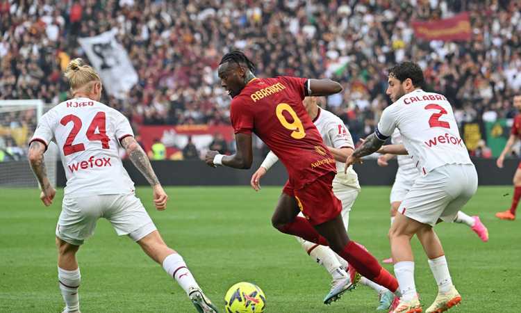 Roma-Milán, 1-1 en la prórroga: Fintas de Abraham, Silimimakers detienen la fuga de Mourinho |  primera página