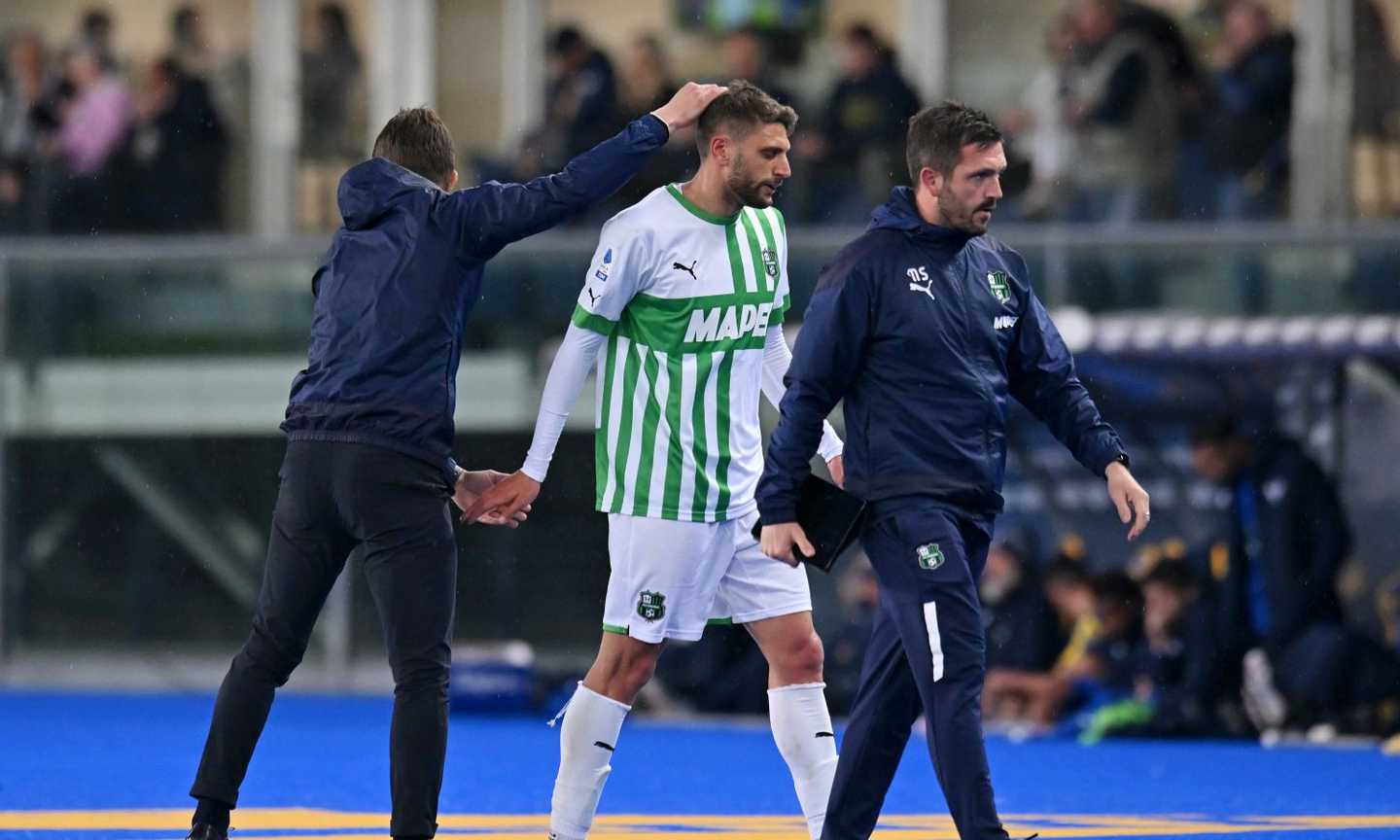 Sassuolo, problema muscolare per Berardi: salta di nuovo la Juve?