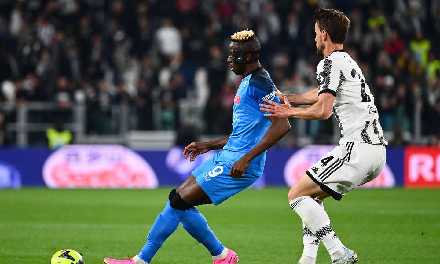 Juve-Napoli: lo Stadium applaude il bel gesto di Osimhen