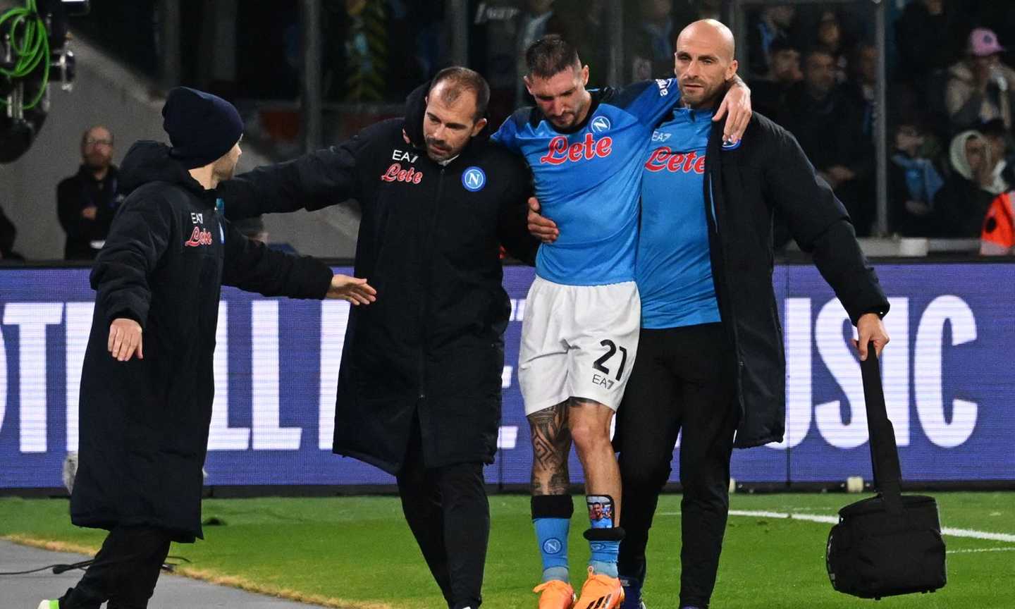 Napoli, ansia per Spalletti: problemi per Politano e Mario Rui