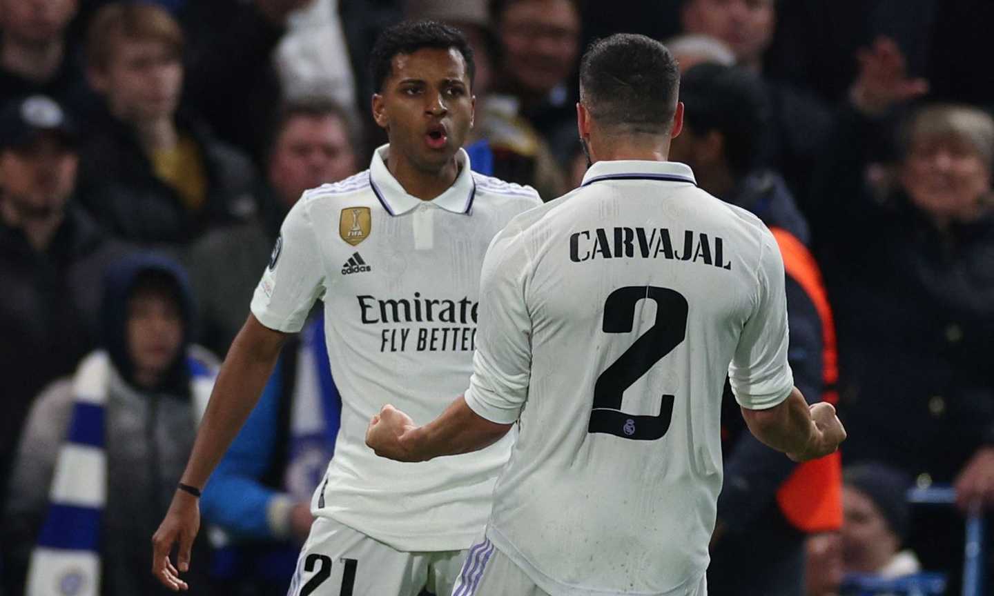 Real Madrid, Rodrygo segna ed esulta come Ronaldo