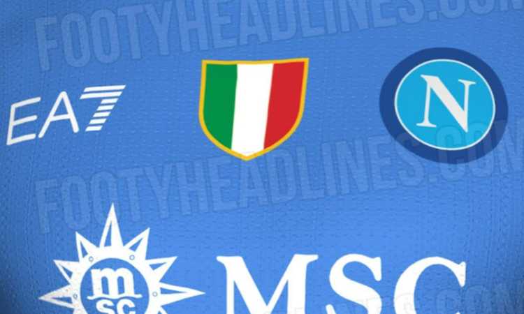 Napoli, ecco la nuova maglia con lo scudetto: attenzione al colletto!
