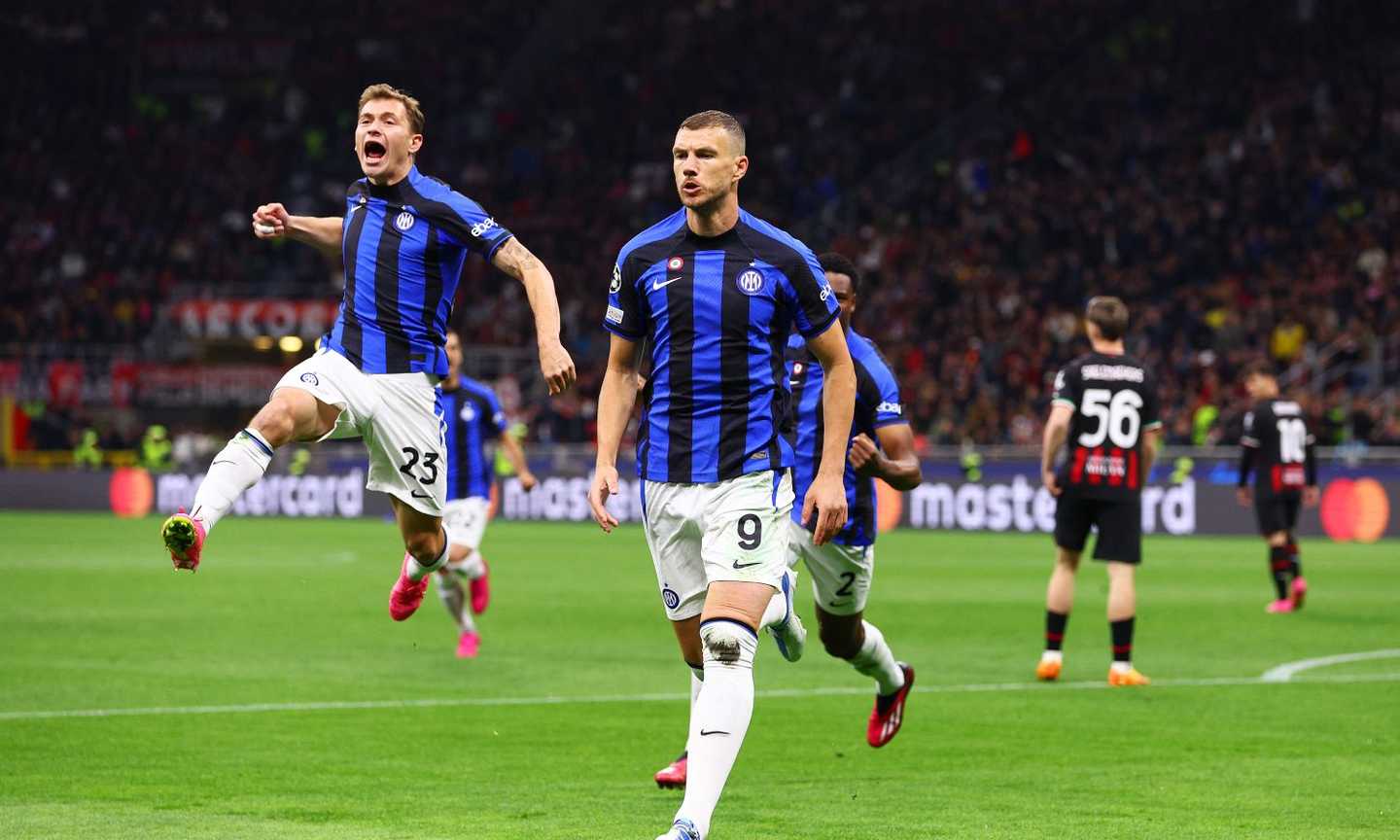 Inter, Dzeko supera Maldini tra i marcatori più anziani nella fase a eliminazione diretta di Champions