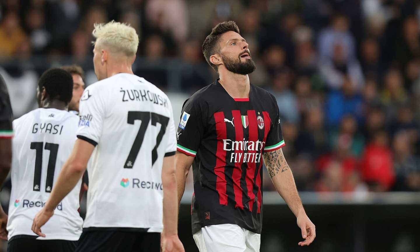 Il Milan affonda a La Spezia: ora la Champions è lontana. I liguri riaprono la corsa salvezza