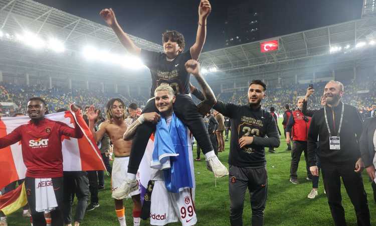 Il Galatasaray è campione di Turchia per la 23esima volta. La doppia firma di Icardi nel giorno del trionfo