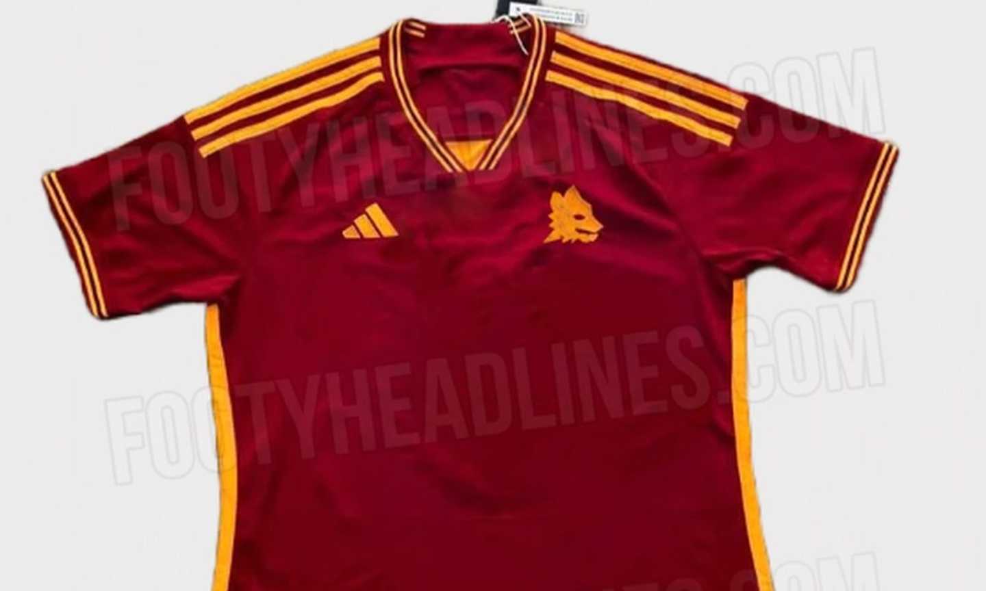 Roma, svelata la prima maglia 2023/24 FOTO