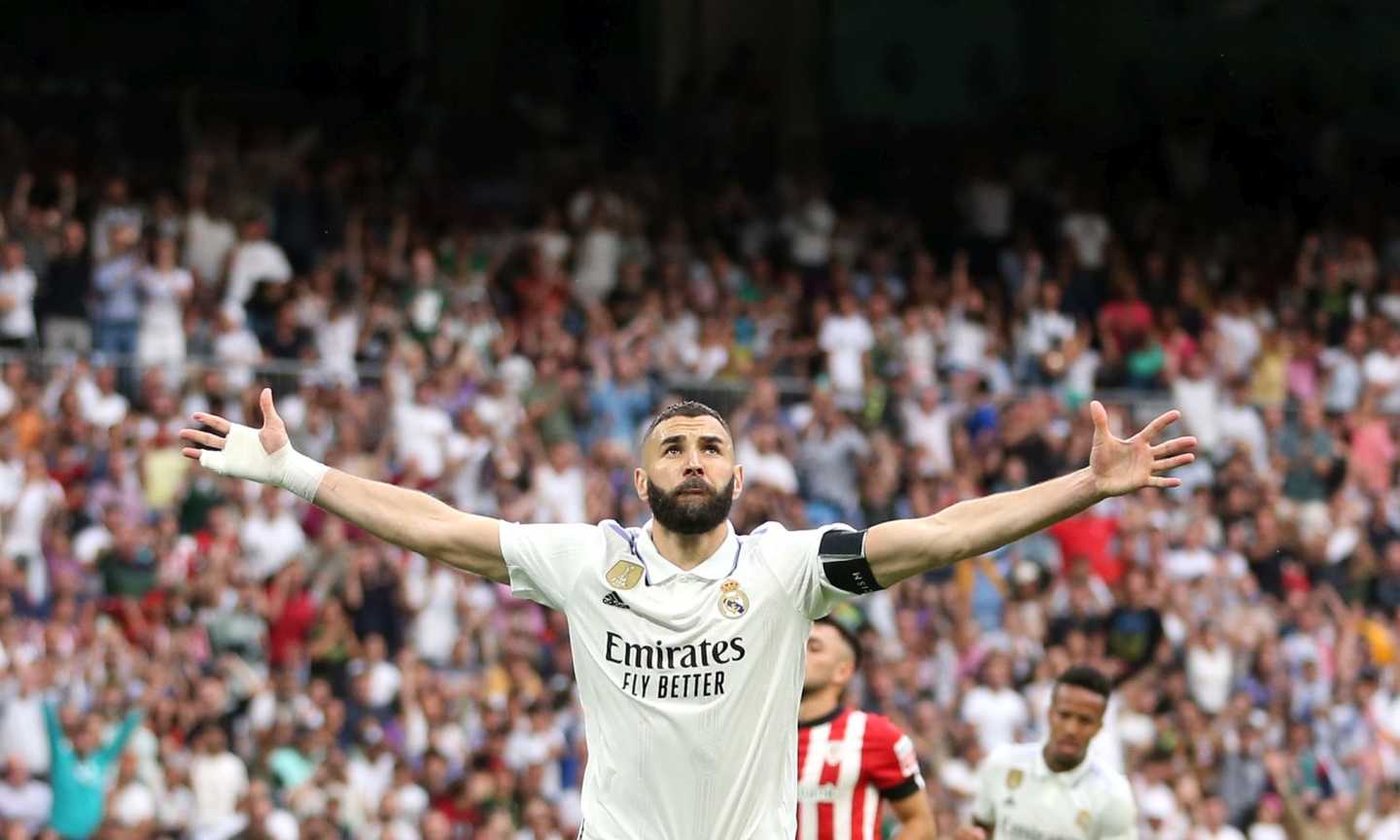 Liga: Benzema saluta con un gol, l'Osasuna di Budimir in Conference League! Retrocede il Valladolid