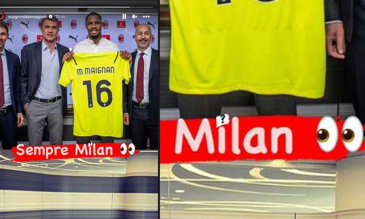 Maignan spaventa il Milan: saluto a Maldini con un '?' sul futuro FOTO, occhio al Chelsea