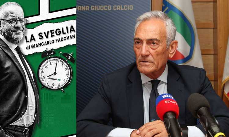 Puede que no le gusten Gravina y la FIGC, pero pedir un comisario es la prueba definitiva de ignorancia política.  Una liga