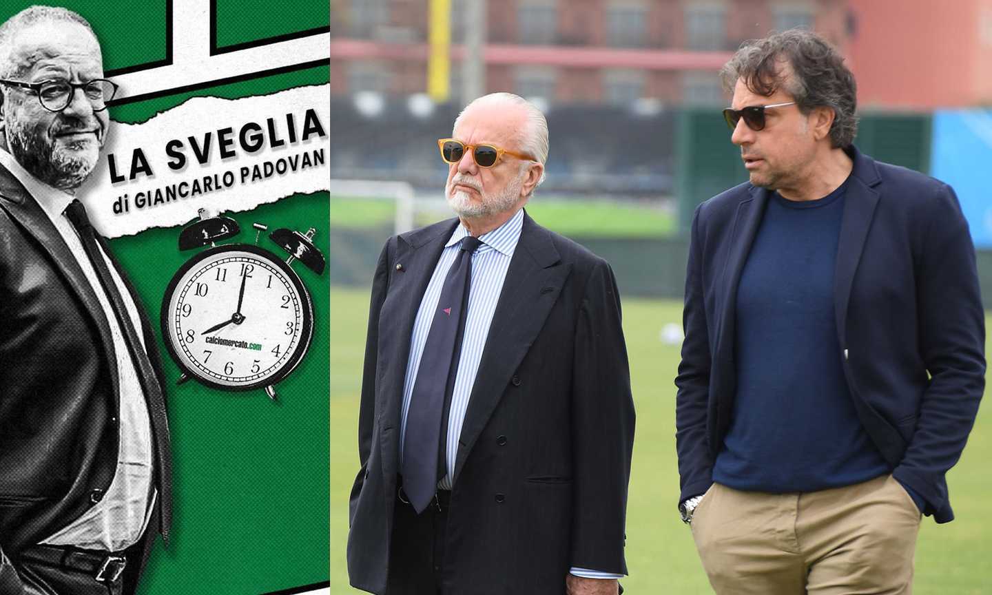 De Laurentiis 'incatena' Giuntoli per non mandarlo alla Juve. I contratti hanno diritti e doveri, rischia una causa