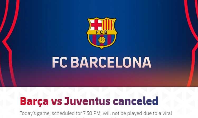 Sensacional, OFICIAL: Skip Barcelona-Juve.  Causada por um vírus intestinal.  Única formação para Allegri |  Primeira página