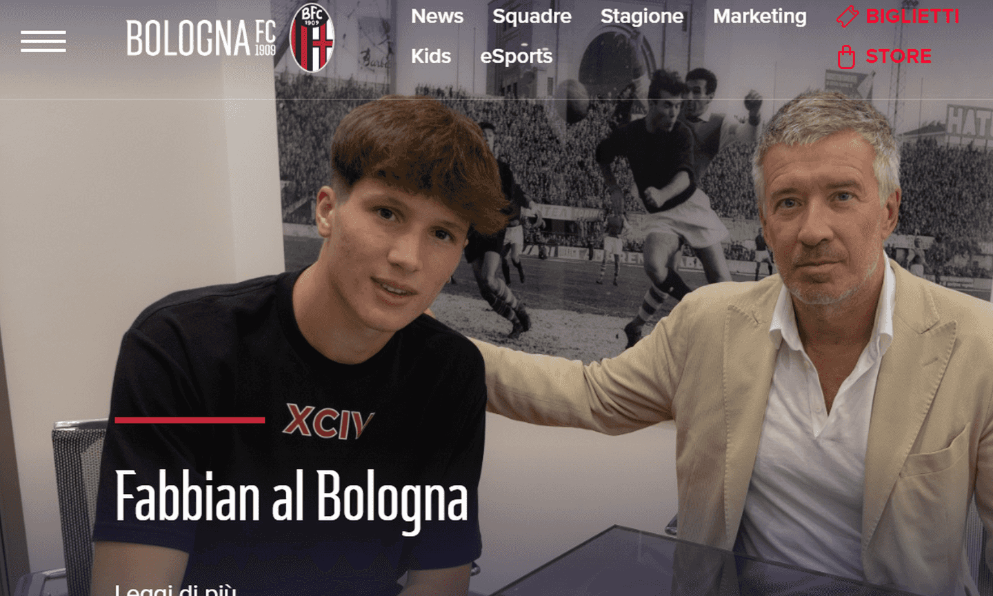 Bologna, Fabbian: 'Un po' di fortuna sul gol, ma segnare alla prima al Dall'Ara è una grande emozione'