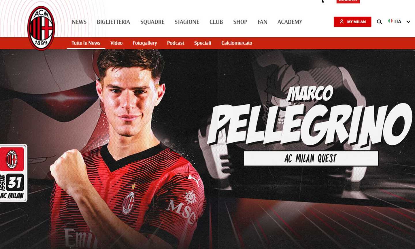 Milan, UFFICIALE: preso Pellegrino, il contratto e il numero di maglia