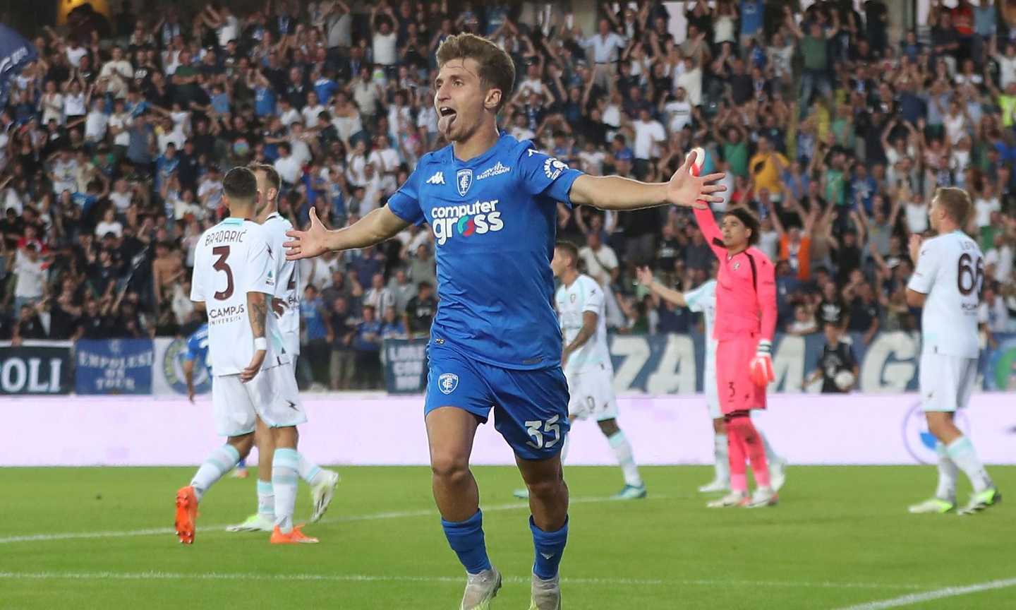 L'Empoli interrompe il digiuno: 1-0 alla Salernitana, Baldanzi firma la prima vittoria stagionale