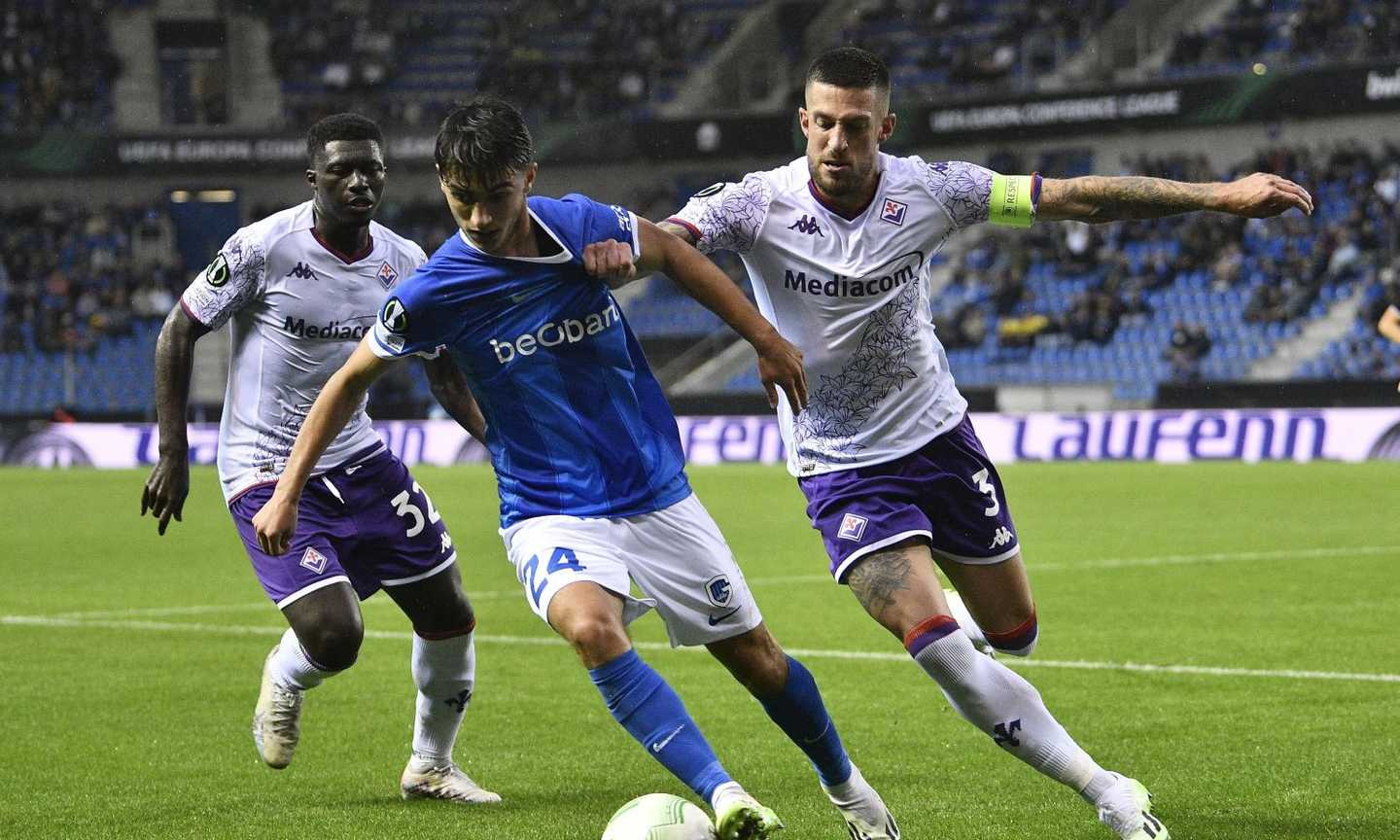 Genk-Fiorentina 2-2: il tabellino