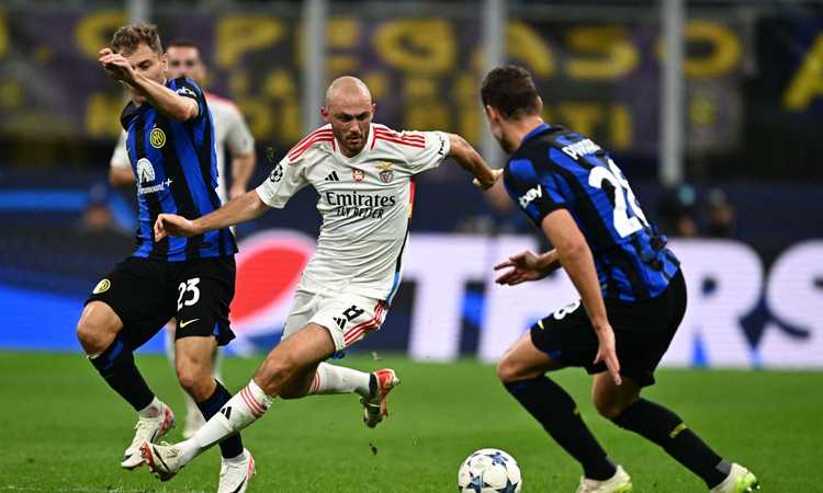 LIVE Inter Benfica 0 0 al 45': Barella e Aursnes i più pericolosi LIVE Inter Benfica 0 0 al 45': Barella e Aursnes i più pericolosi