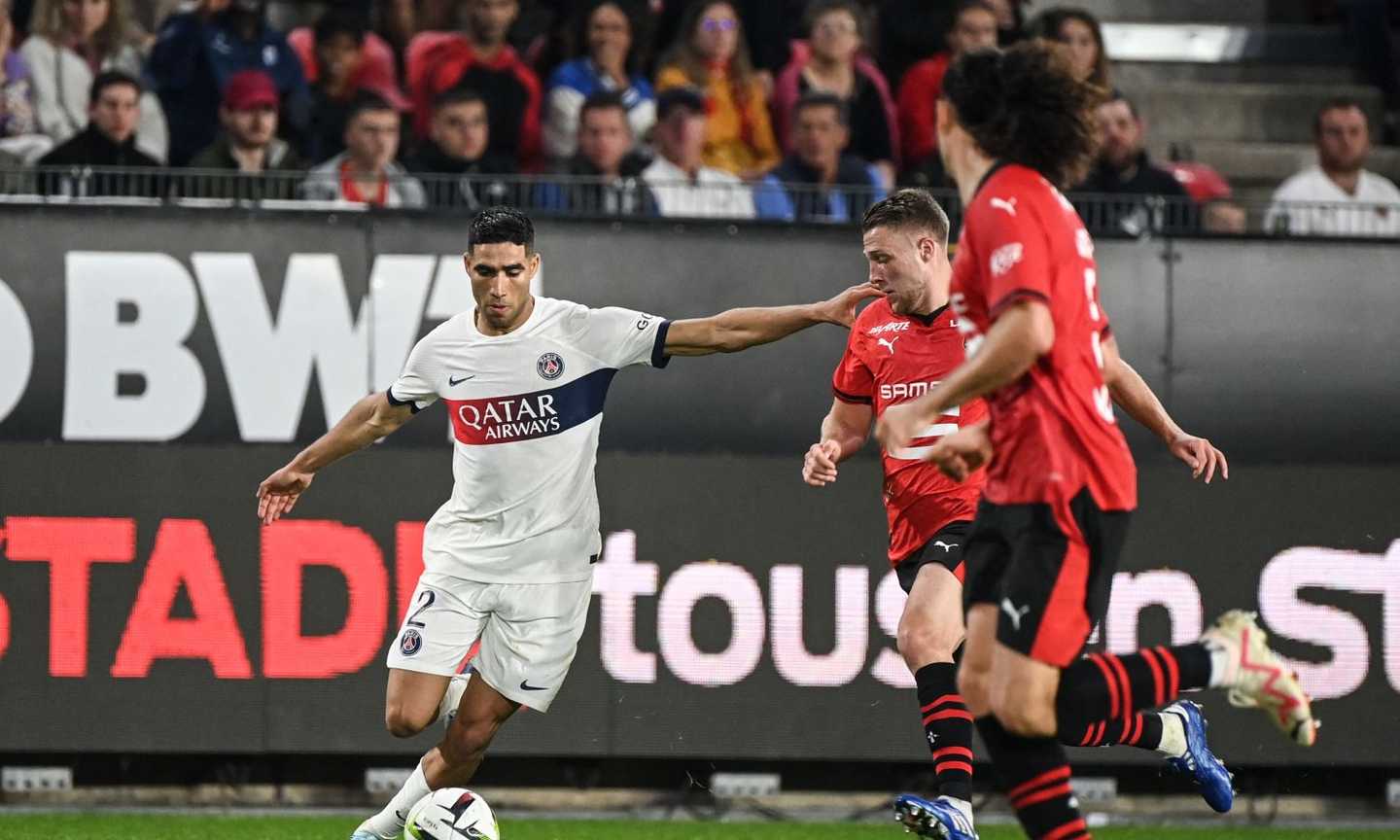 Il PSG vince in casa del Rennes: gol e assist di Hakimi e terzo posto a -2 dal Monaco