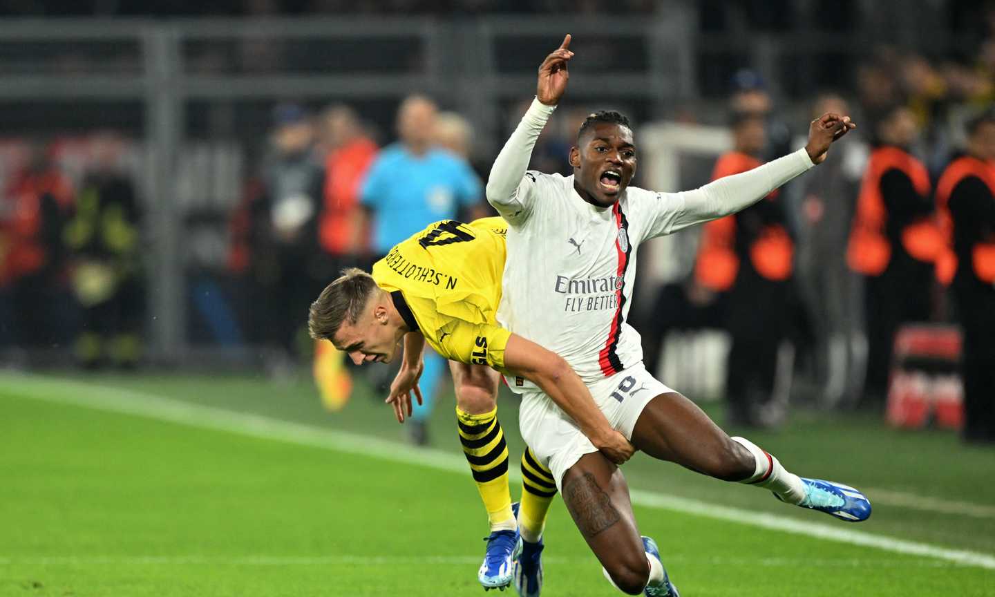 Milan, non basta Leao: pari con rimpianti nella tana del Dortmund