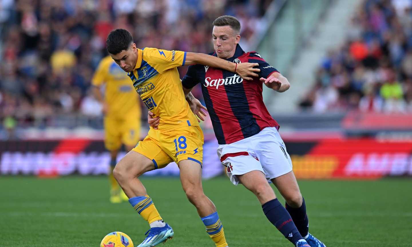 Bologna-Frosinone 2-1: il tabellino