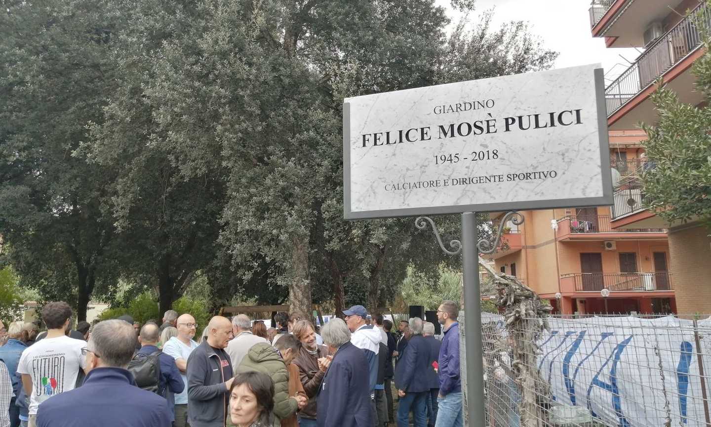 Lazio, inaugurato oggi a Roma un parco dedicato a Felice Pulici