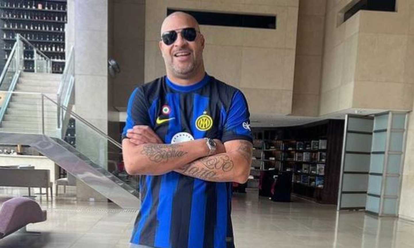 Inter, Adriano non dimentica: 'La mia amata squadra, sempre nel mio cuore' FOTO