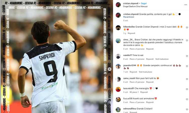 Cristian Shpendi Trascina Il Cesena Verso La B: In Romagna è Nata Una ...