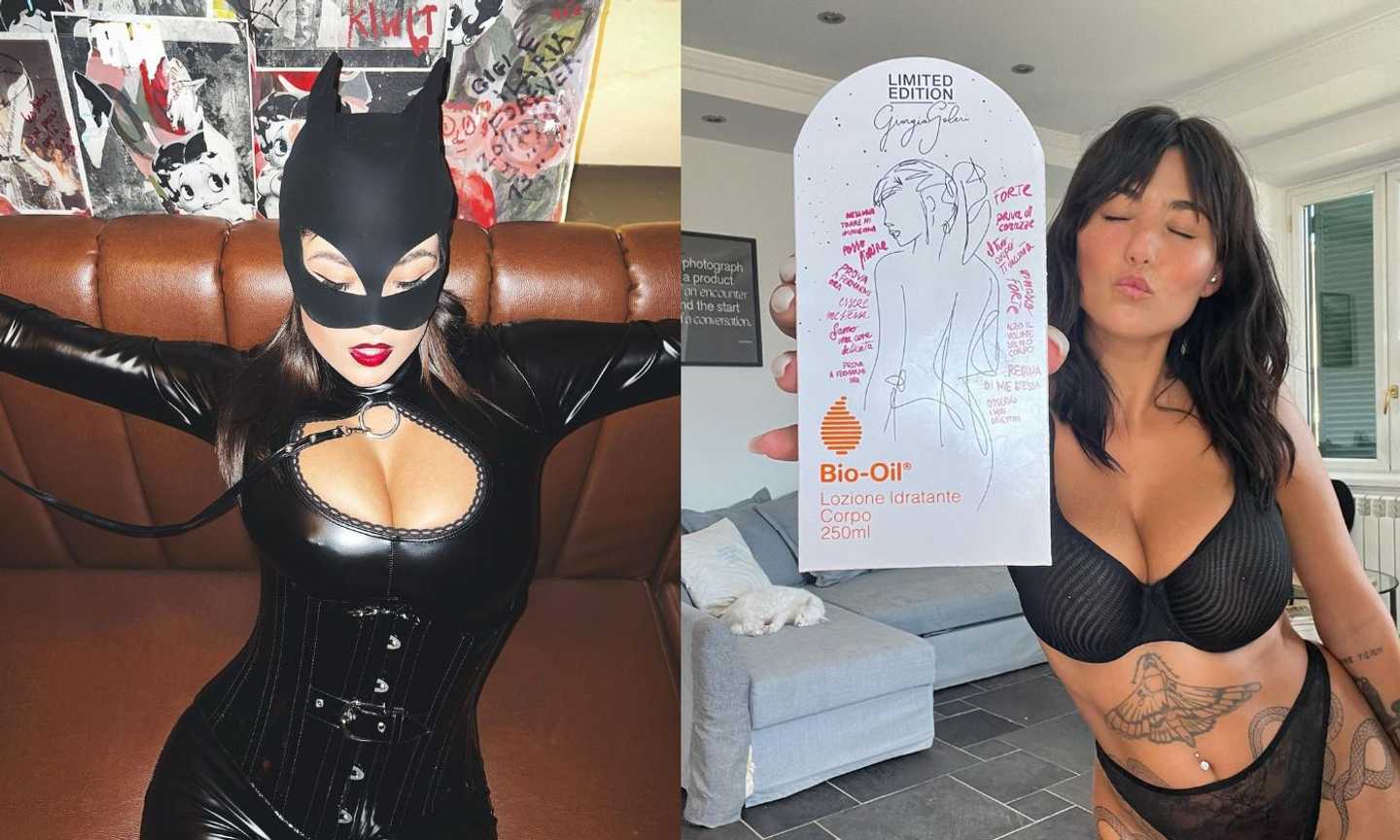 Giorgia Soleri, costume da Catwoman super sexy: 'Meglio di Michelle Pfeiffer' FOTO