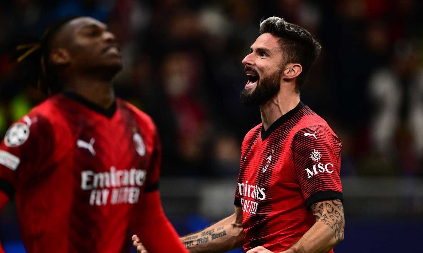 Giroud macina record: è il francese più anziano a segnare in Champions