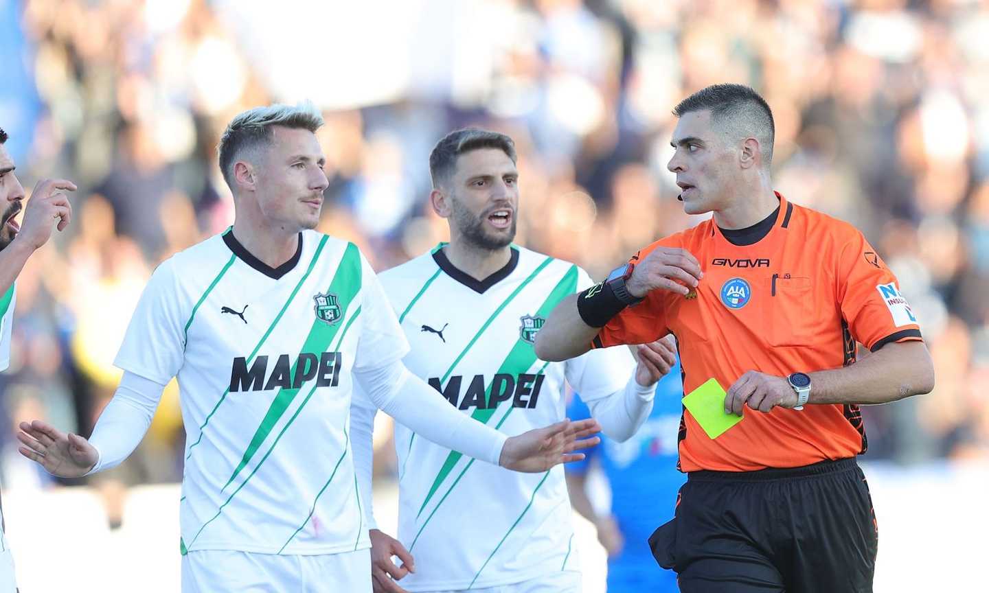 Serie A, la MOVIOLA: un penalty per parte in Empoli-Sassuolo, il Frosinone chiede un rigore