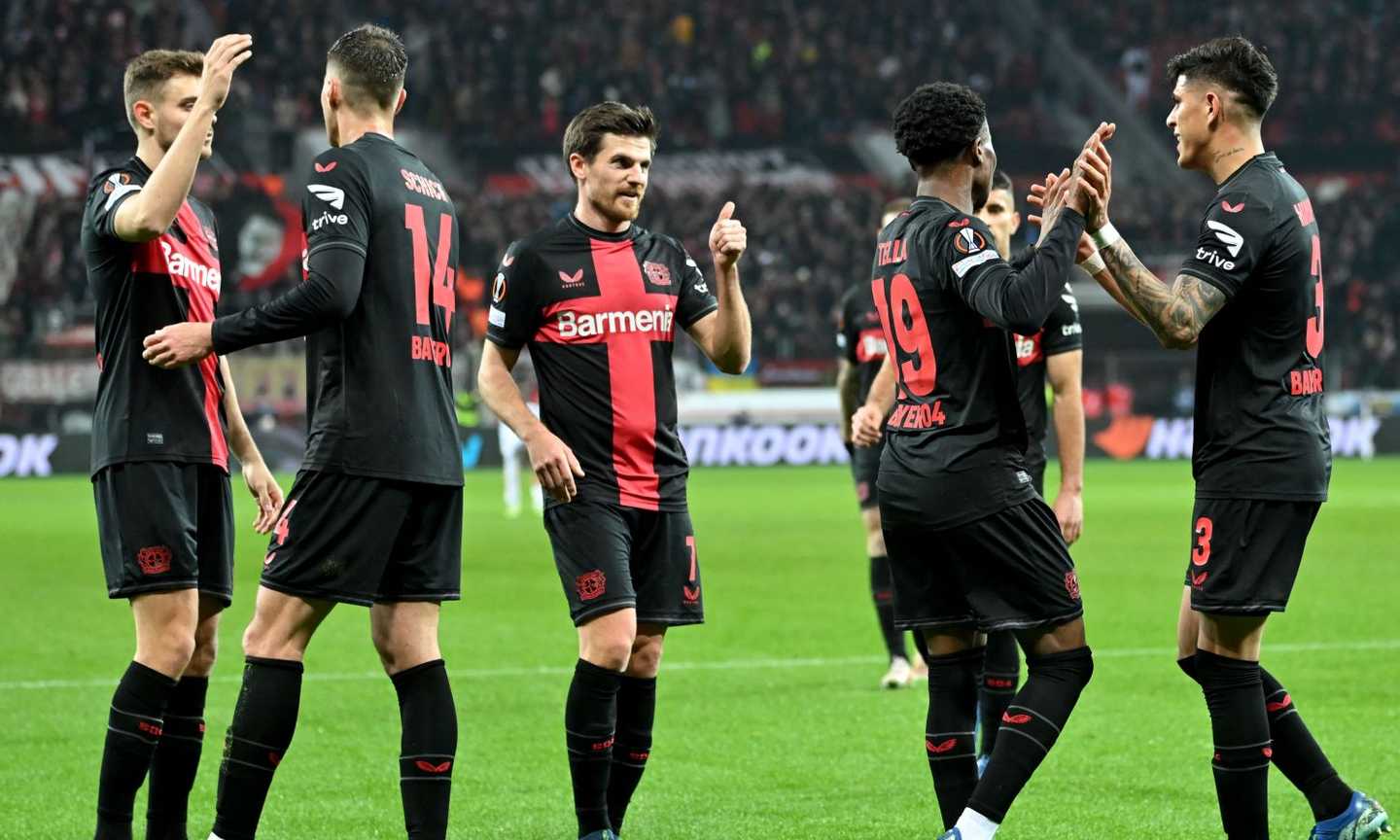 Europa League: cinquina Leverkusen, De Zerbi vince il derby italiano. Avanti i Rangers, l'Ajax scivola in Conference