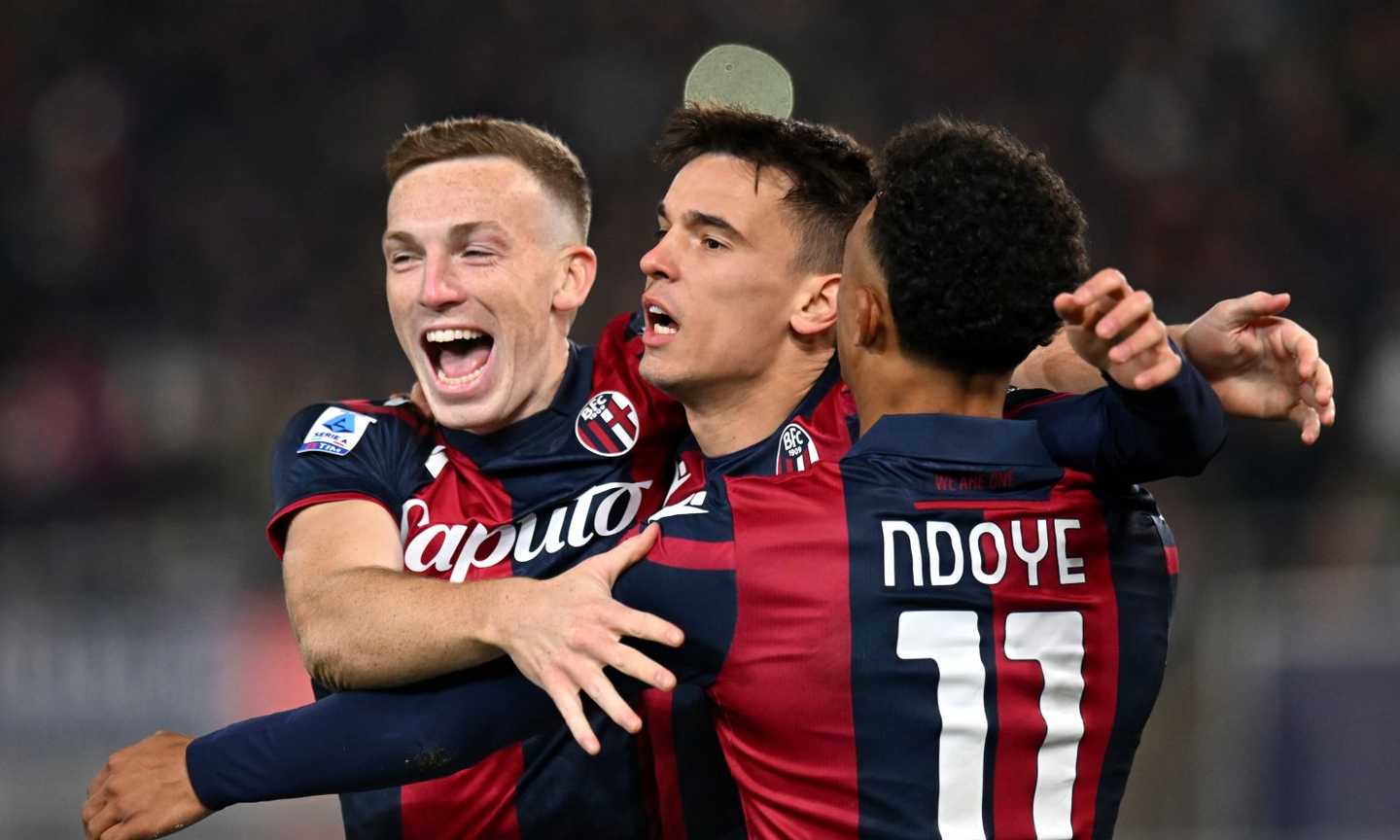 Bologna da Champions: 2-0 alla Roma e 4° posto in solitaria