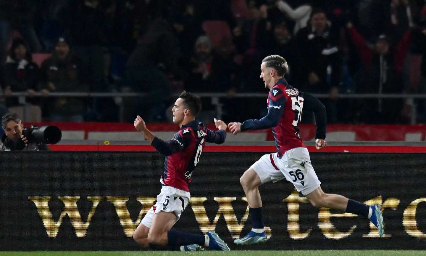 Bologna-Roma 2-0: il tabellino