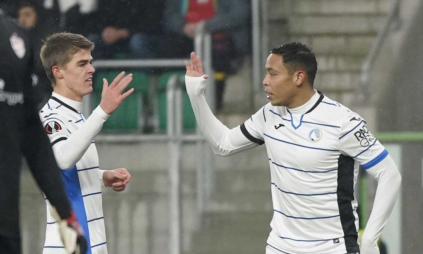 Poker dell'Atalanta in Europa League: 4-0 al Rakow, gol al debutto per Bonfanti